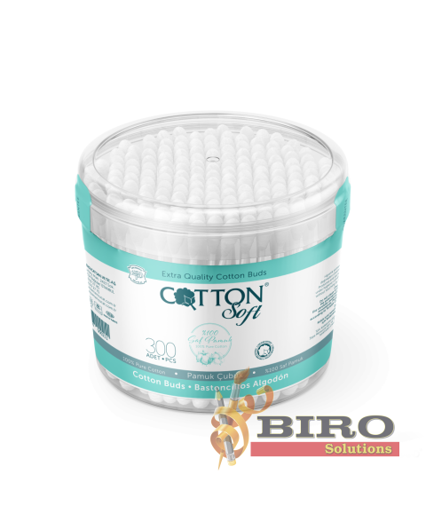 Bețișoare igienice 300 bucăți, Cotton Soft